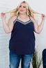 Picture of PLUS SIZE BLUE SUN TANK  TOP
